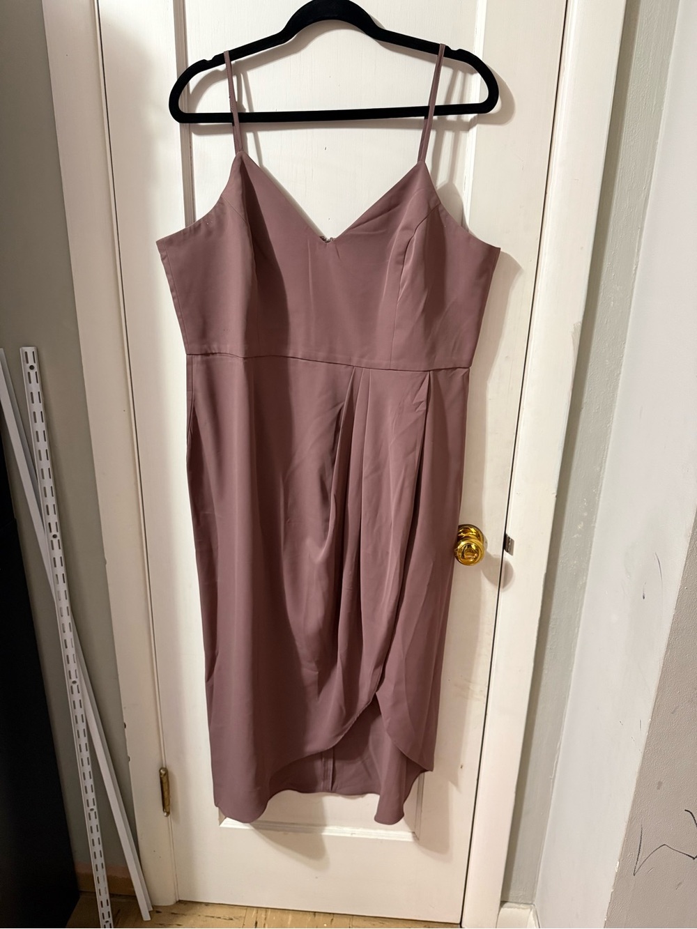 Lulus Reinette Mauve Purple Midi Dress Size 1X